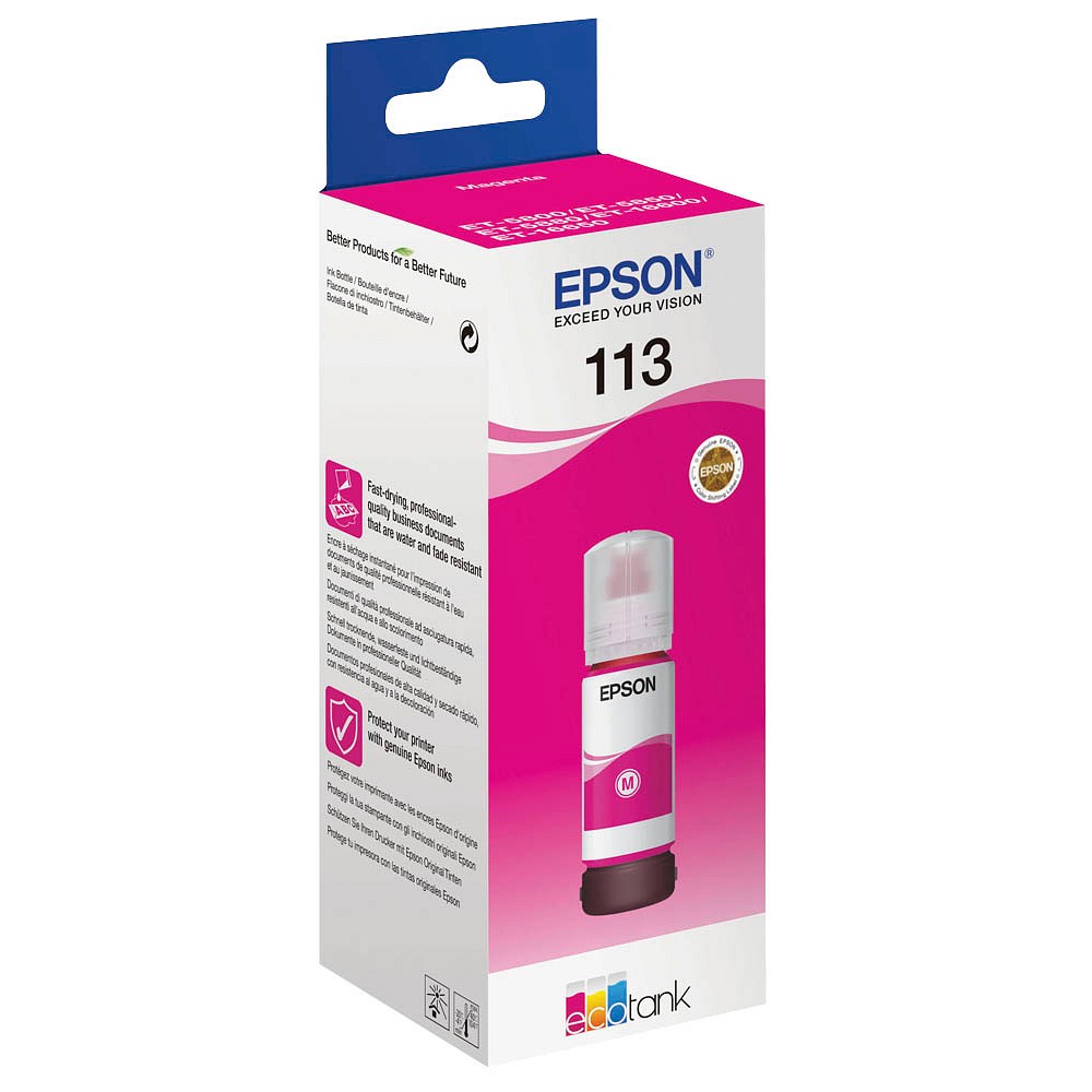 Epson 113 / C13T06B340 Nachfüll-Tinte Magenta 70 ml