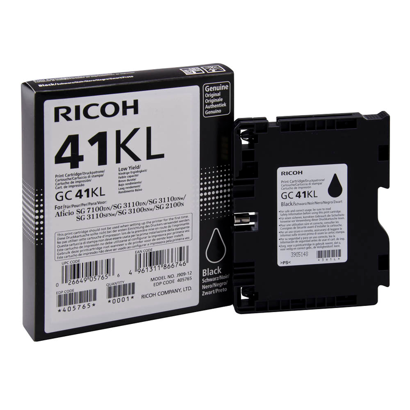 Ricoh Gel-Kartusche schwarz (405765, GC-41KL)