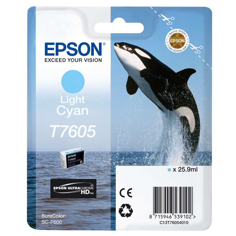 Epson Tintenpatrone cyan light (C13T76054010, T7605)