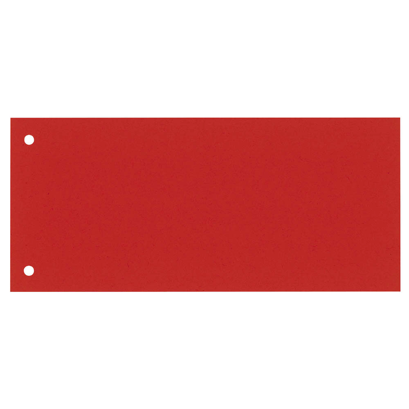 DONAU Trennstreifen DONAU rot, 190 g/qm Karton 23,5 x 10,5 cm, 100 St.