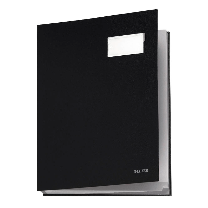 LEITZ Unterschriftenmappe Unterschriftsmappe 5700 20 Fächer schwarz, 1 St.
