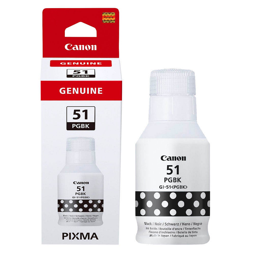 Canon Tintennachfüllfläschchen schwarz photo (4529C001, GI-51PGBK)