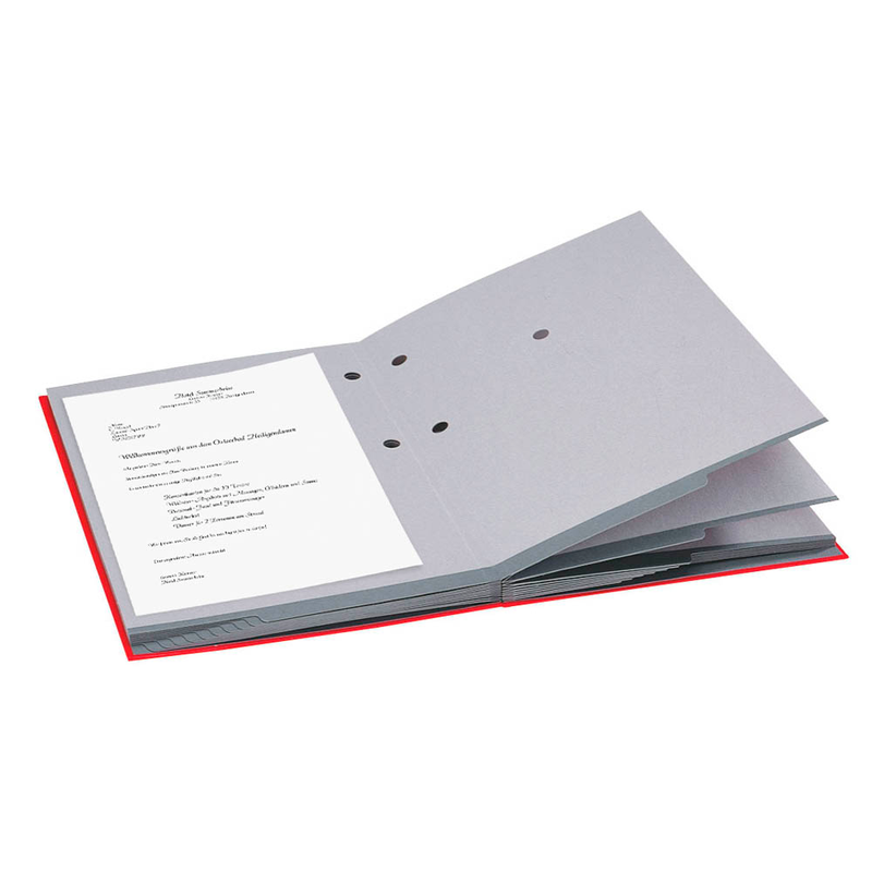 LEITZ Unterschriftenmappe Unterschritsmappe 5700 20 Fächer rot, 1 St.