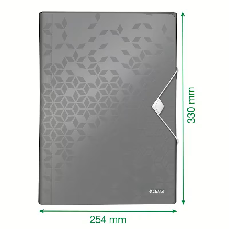 LEITZ Fächermappe WOW 4589 6 Fächer violett, 1 St.