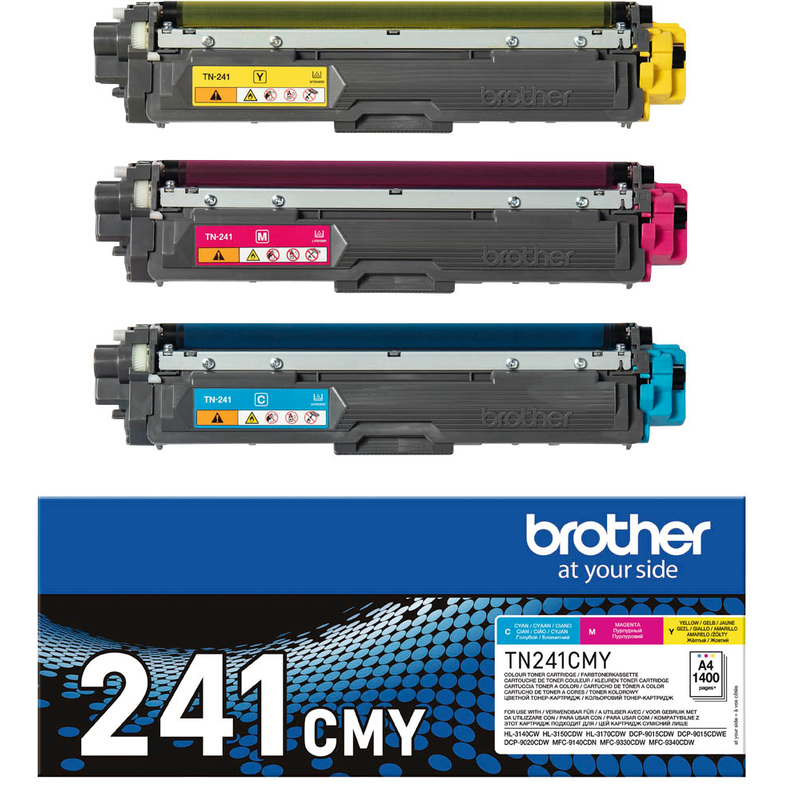 Brother TN-241CMY Toner cyan, magenta, gelb, 3er-Set