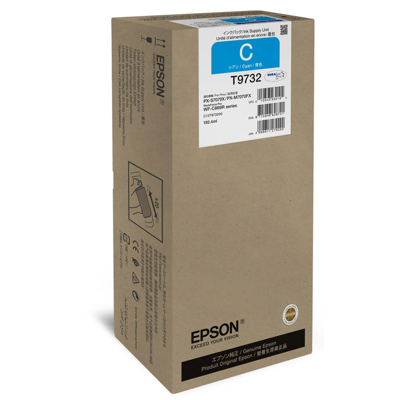 Epson Tintenpatrone cyan (C13T97320N, T9732)