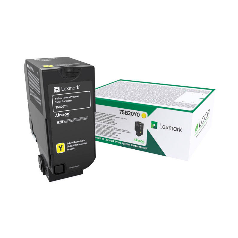 Lexmark Toner-Kit Return Program gelb (75B20Y0)