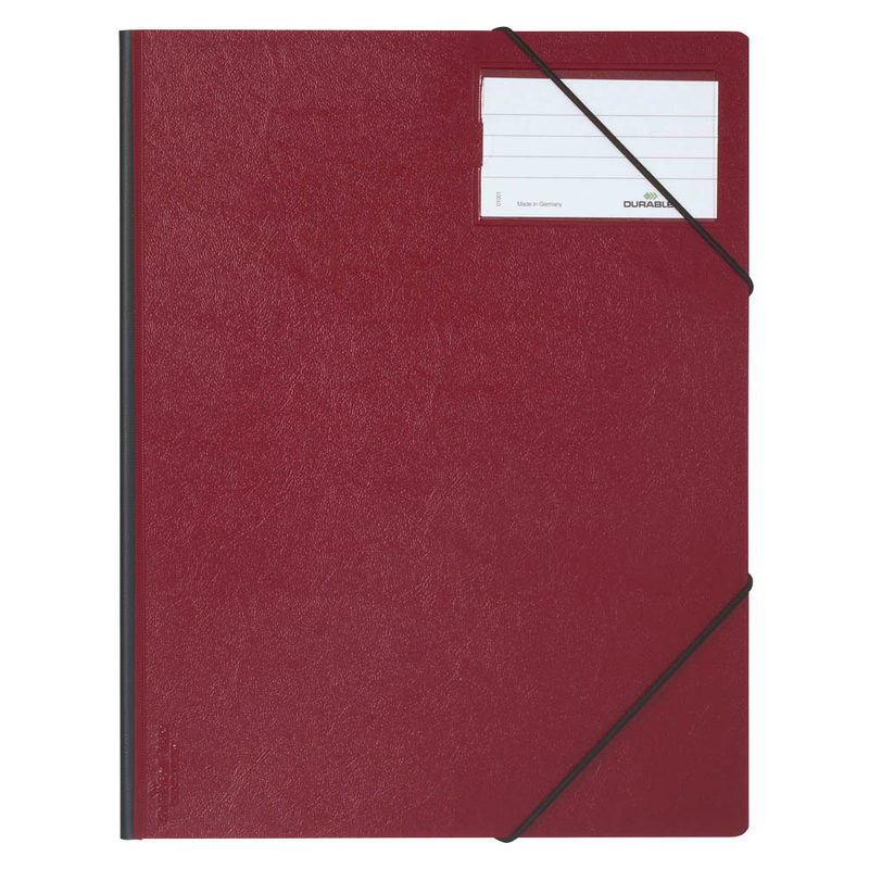 DURABLE Eckspanner Premium DIN A4 rot, 1 St.
