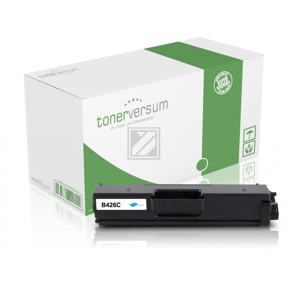 Tonerversum Toner-Kartusche cyan HC plus (TV104134) ersetzt TN-426C