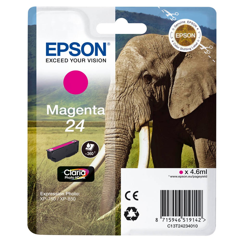 Epson 24 / C13T24234012 Tinte Magenta