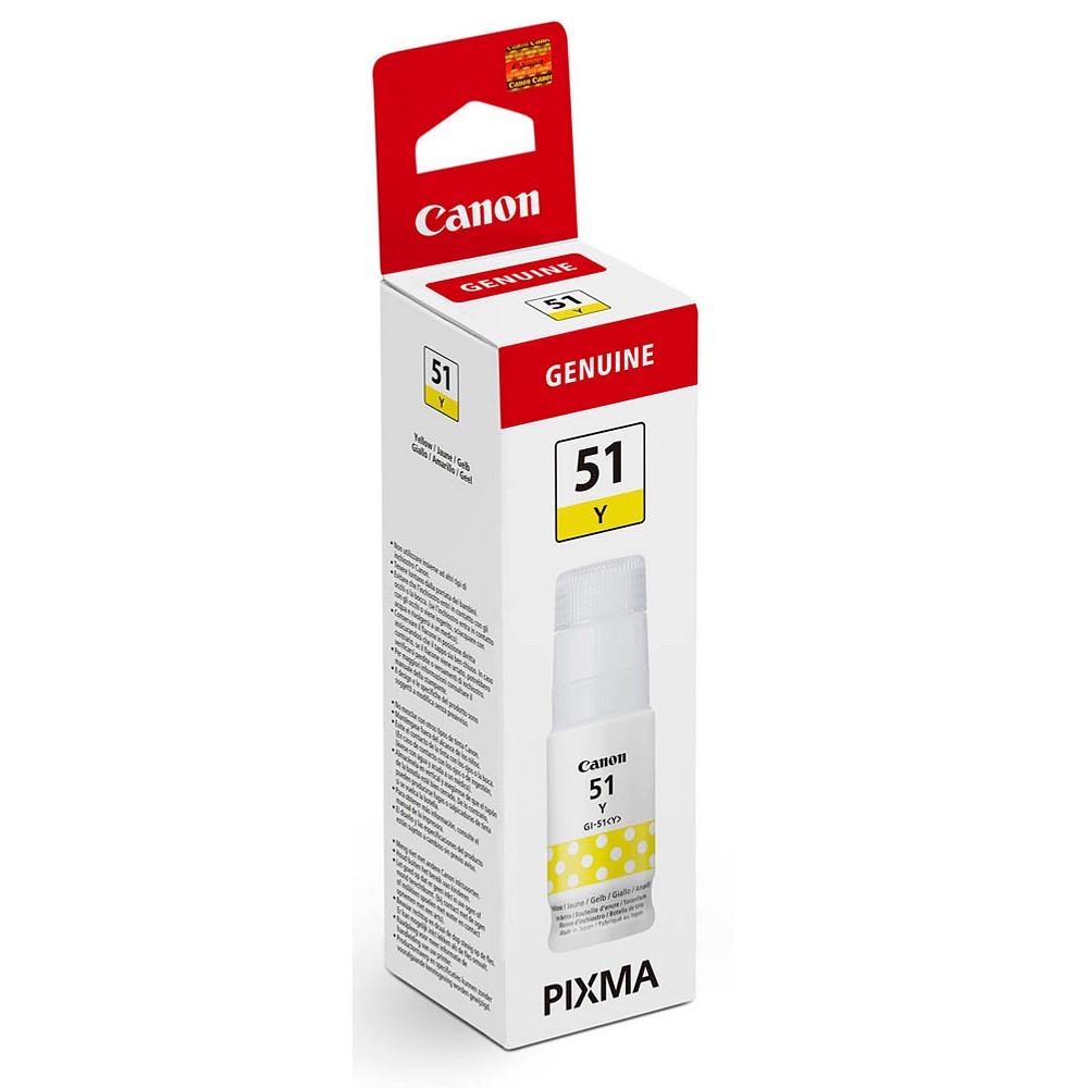 Canon Tintennachfüllfläschchen gelb (4548C001, GI-51Y)