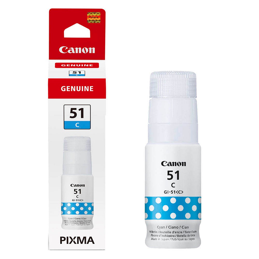 Canon Tintennachfüllfläschchen cyan (4546C001, GI-51C)