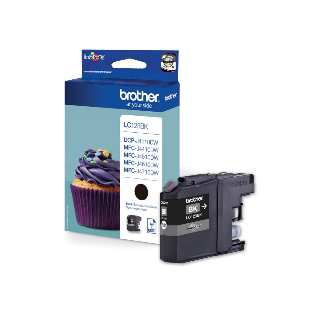 Brother Tintenpatrone schwarz (LC-123BK)