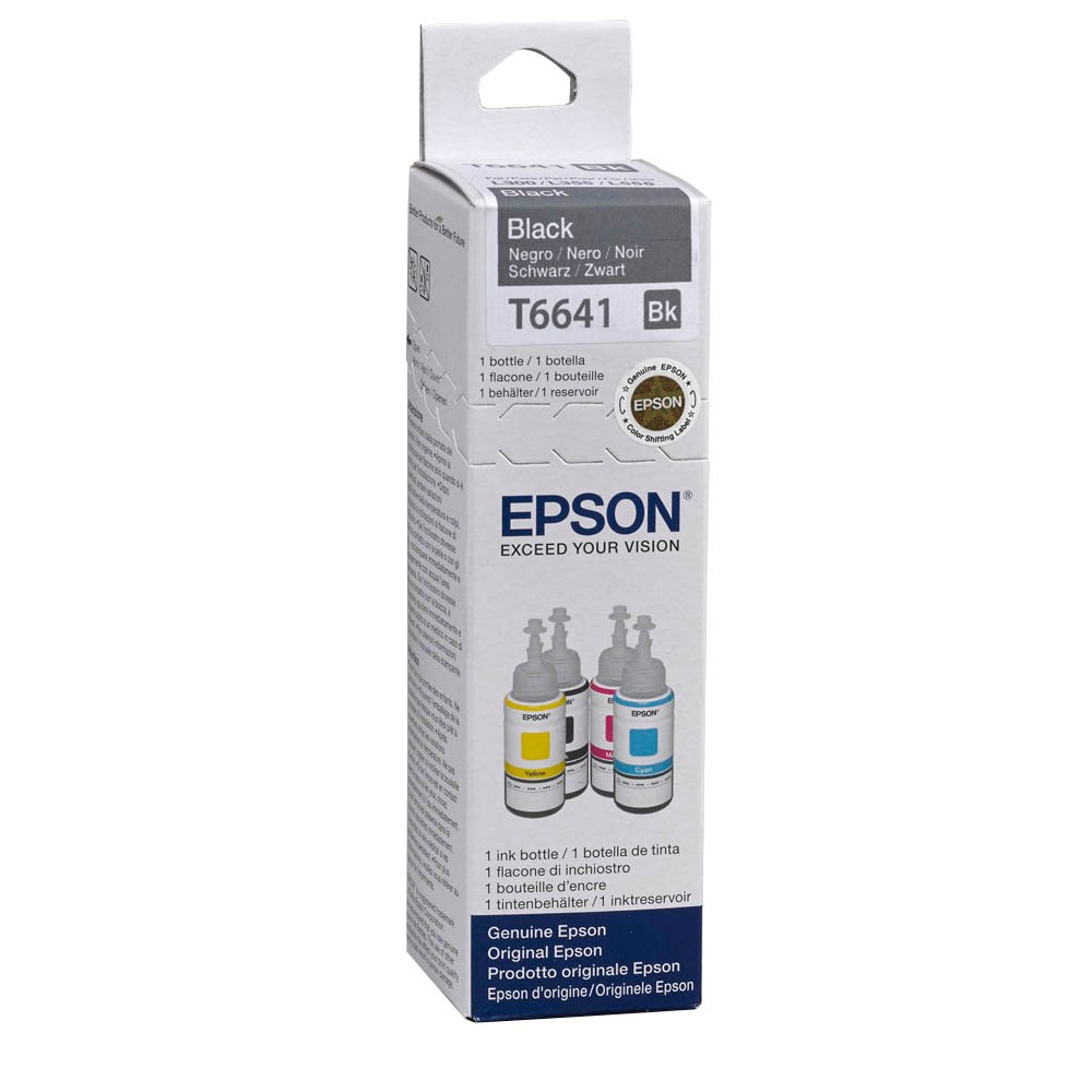 Epson T6641 / C13T664140 Nachfüll-Tinte Black 70 ml