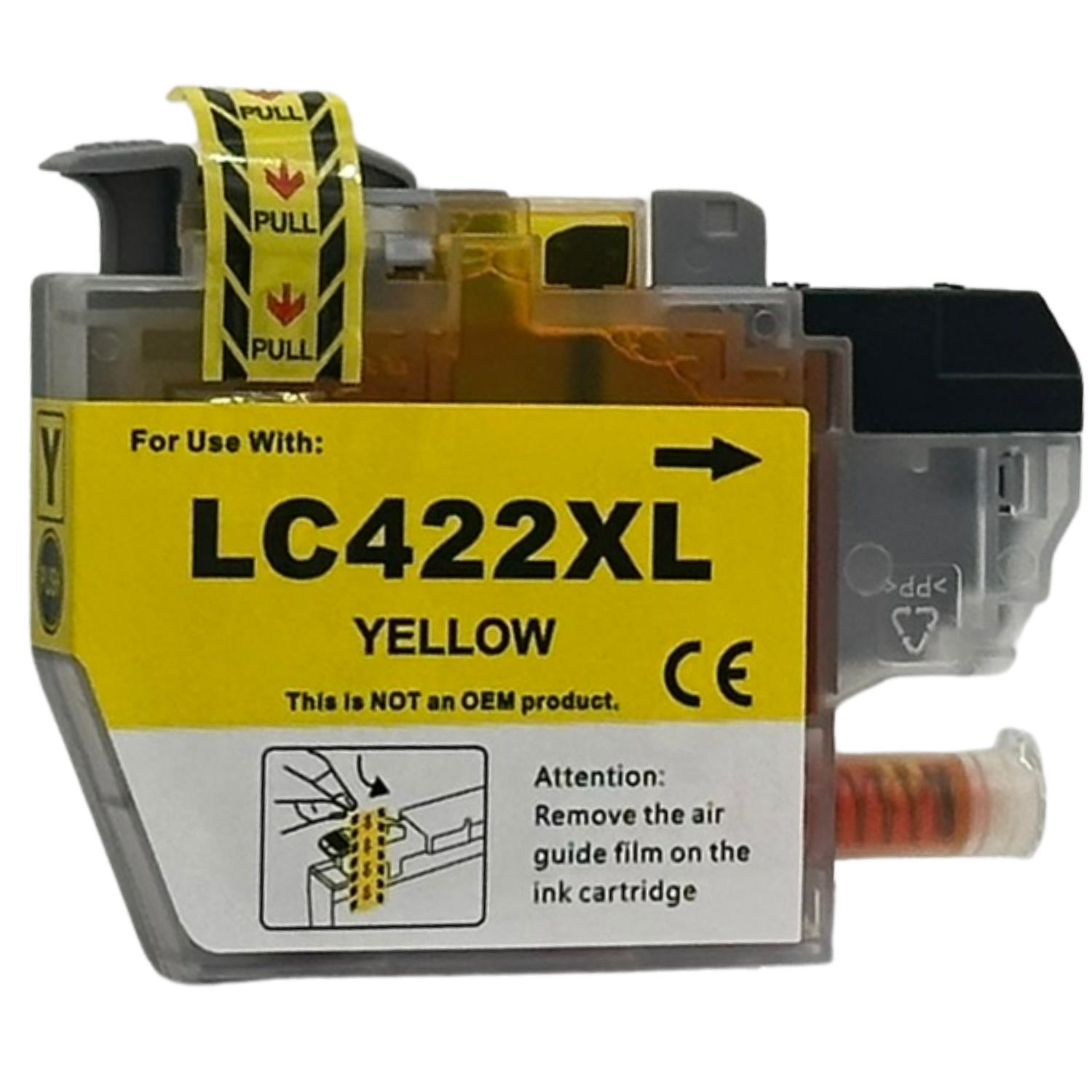 Tonerversum Tintenpatrone gelb HC (TV108824) ersetzt LC-422XLY