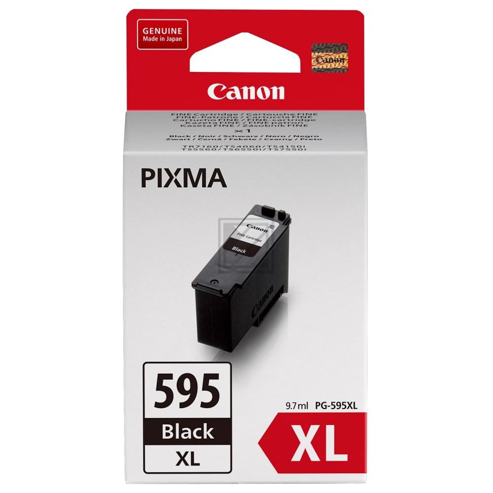 Canon Tintenpatrone schwarz HC (7170C001, PG-595XL)