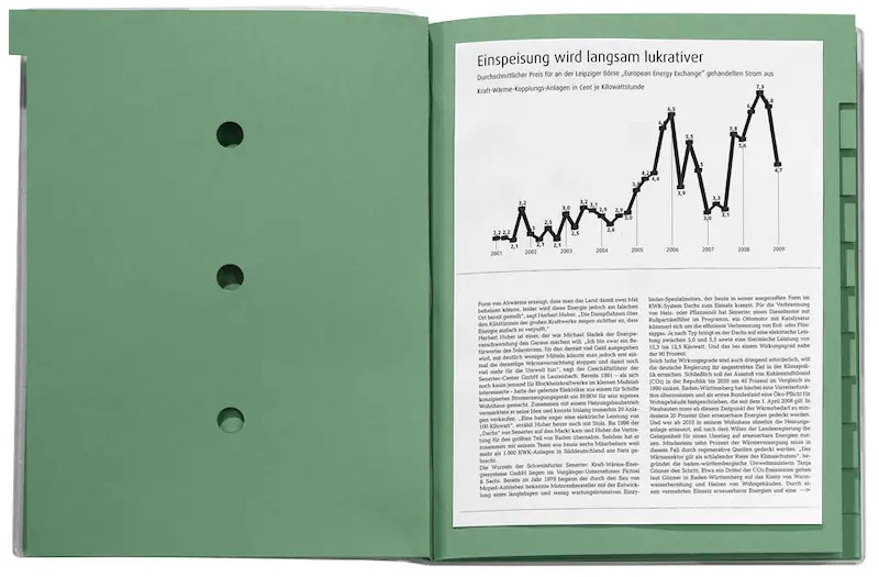 bene Ordnungsmappe 12 Fächer grün, 1 St.