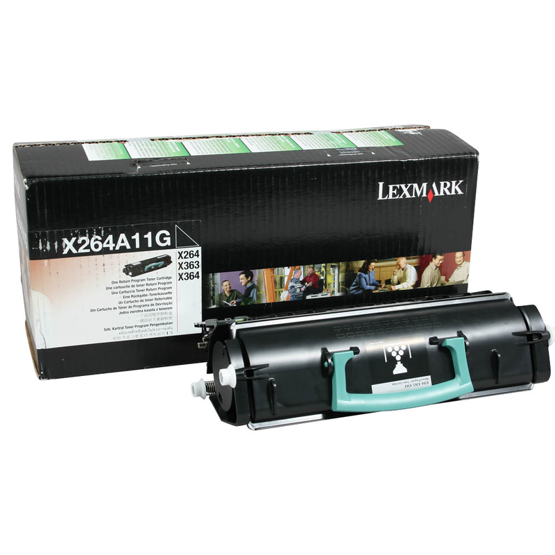 Lexmark Toner-Kartusche Return schwarz (X264A11G)