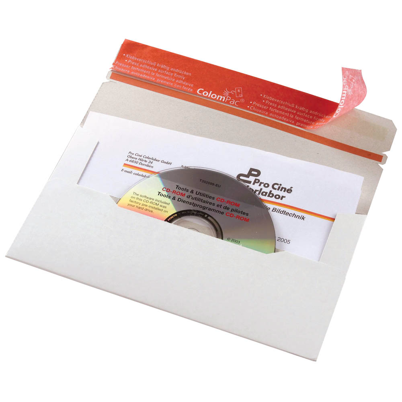 ColomPac® CD-Versandtaschen weiß, 20 St.