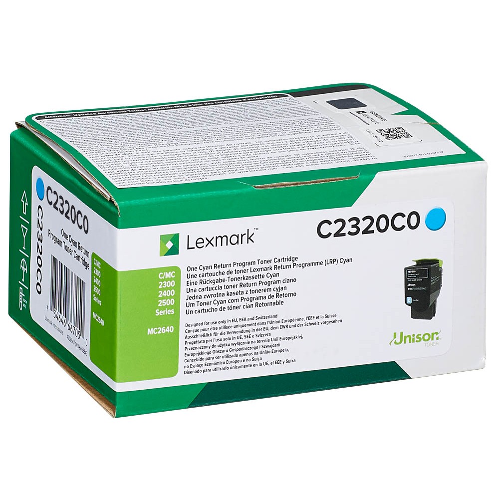Lexmark C2320C0 Toner Cyan
