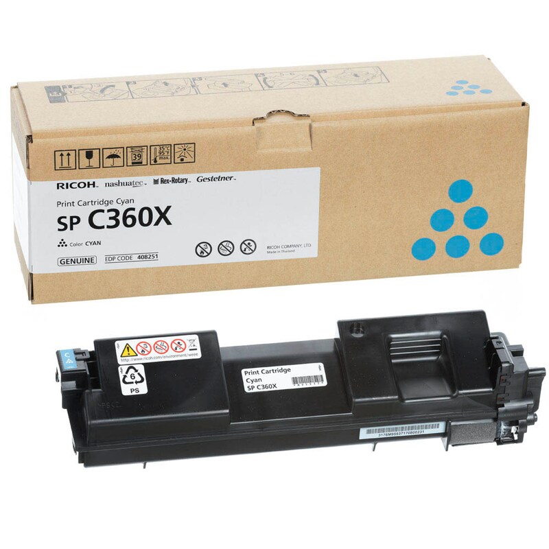 Ricoh Toner-Kit cyan HC plus (408251, SP-C360X)