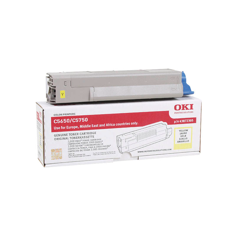 OKI Toner-Kit gelb (43872305)
