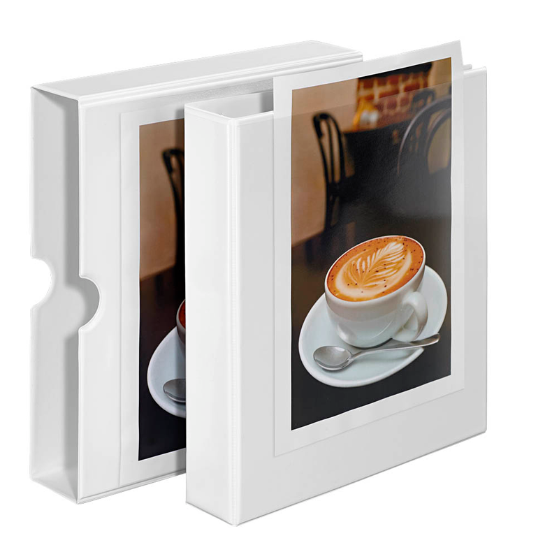 EICHNER Präsentationsringbuch 4-Ringe weiß 6,0 cm DIN A4, 1 St.