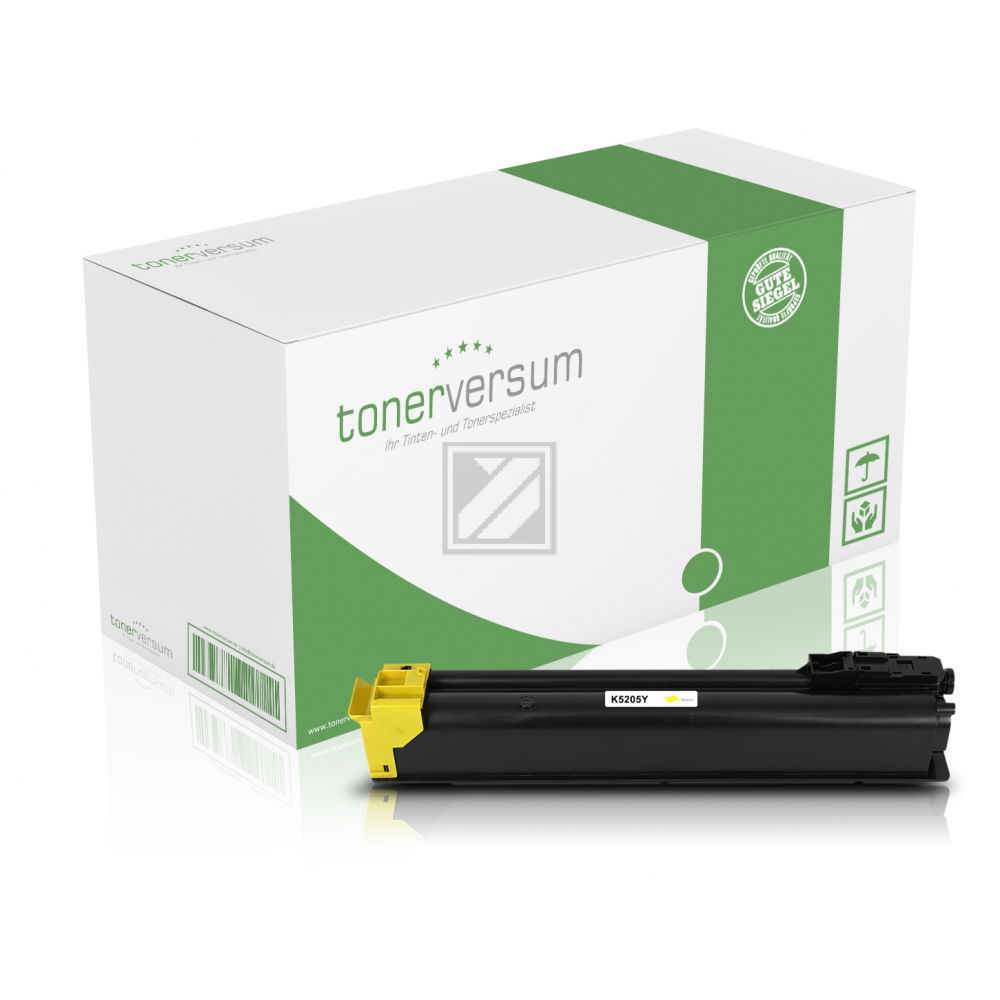 Tonerversum Toner-Kit gelb (TV104437) ersetzt TK-5205Y