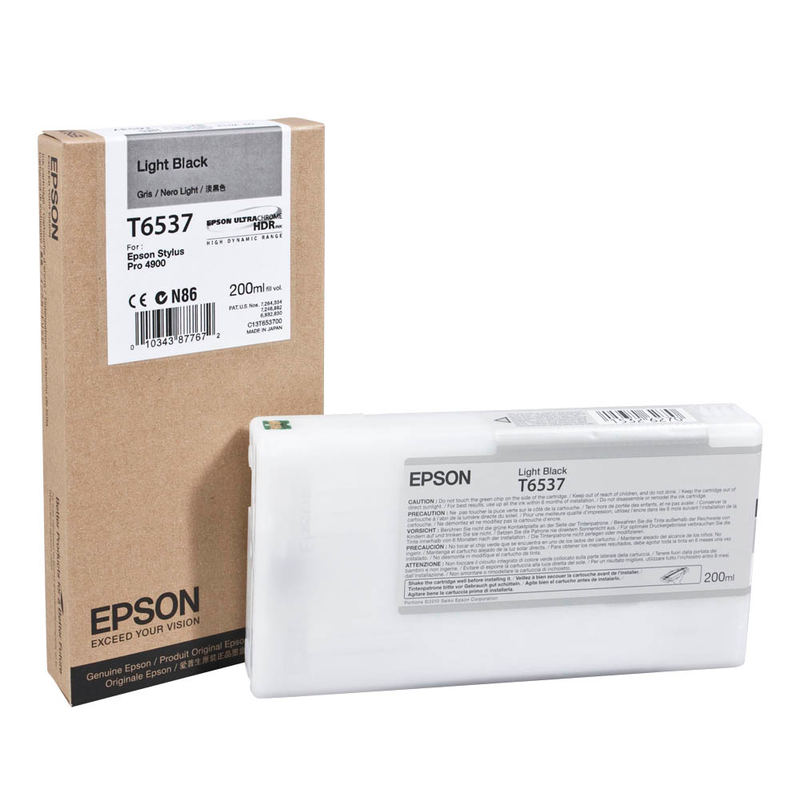 Epson Tintenpatrone schwarz light (C13T653700, T6537)