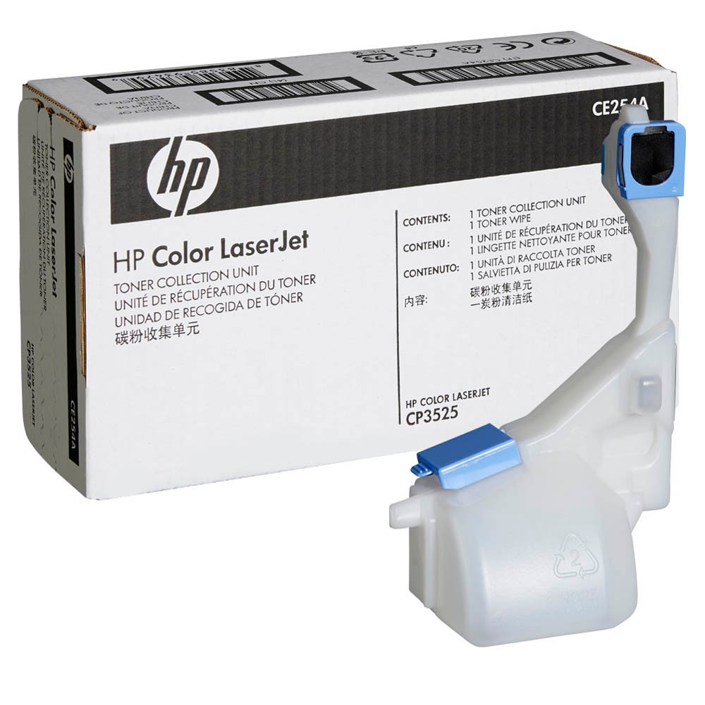 HP Resttonerbehälter schwarz/cyan/magenta/gelb (CE254A)