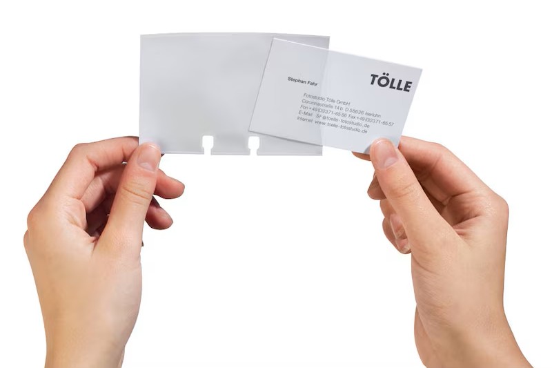 DURABLE Ersatzhüllen für Rollkartei Visifix, 40 St.