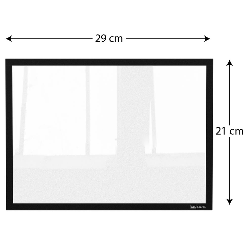 ALLboards Magnetrahmen schwarz A4, 5 St.