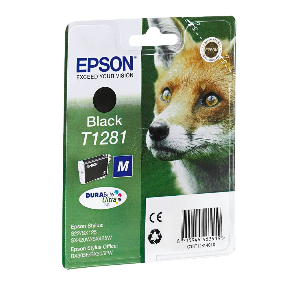 Epson T1281 / C13T12814012 Tinte Black