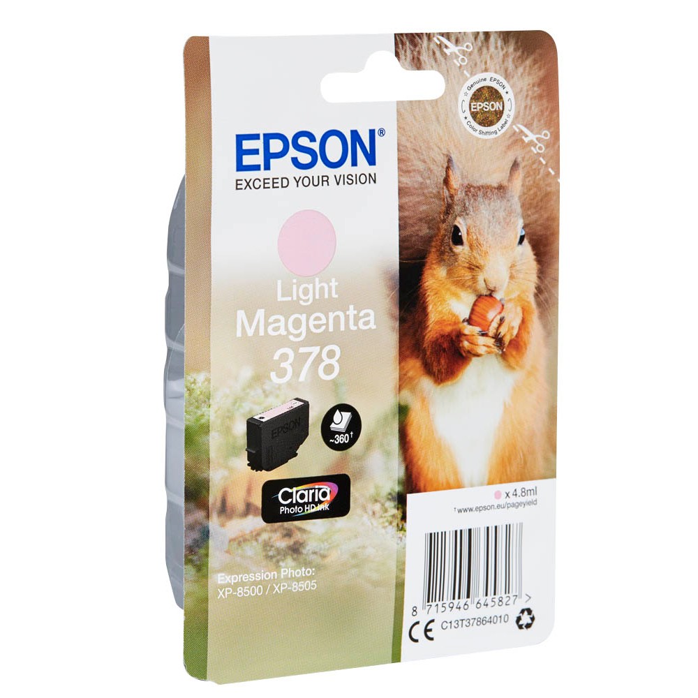 Epson 378 / C13T37864010 Tinte Light-Magenta
