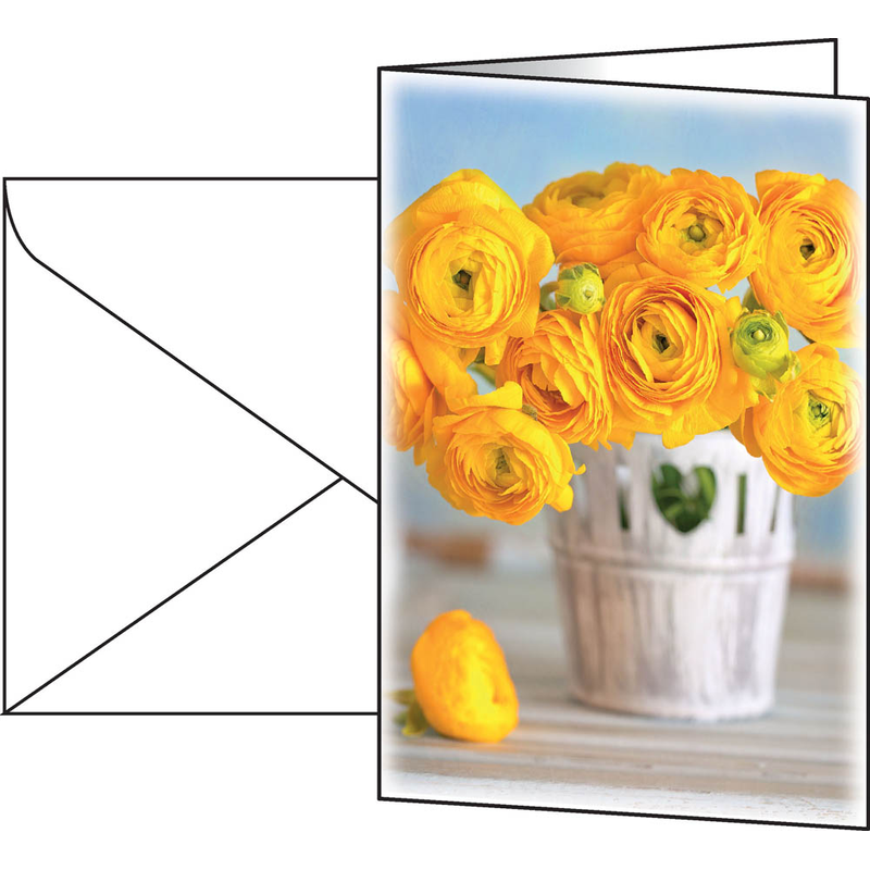 SIGEL Grußkarten Ranunculus DS104 DIN A6, 10 St.