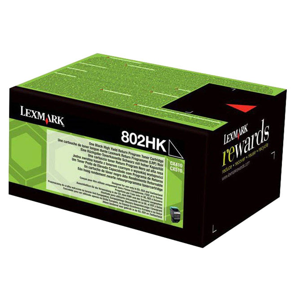 Lexmark 80C2HK0 / 802HK Toner Black