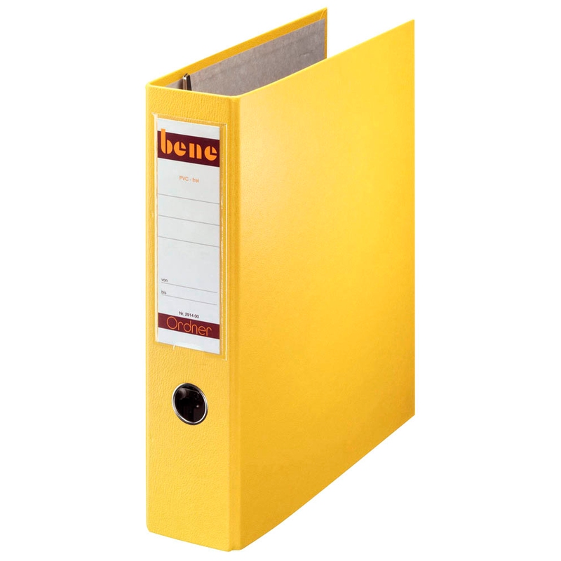 bene Doppelordner gelb Karton 7,5 cm, 1 St.