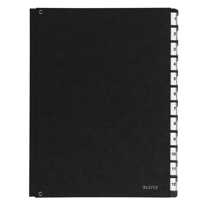 LEITZ Pultordner 5812 1-12 schwarz, 1 St.