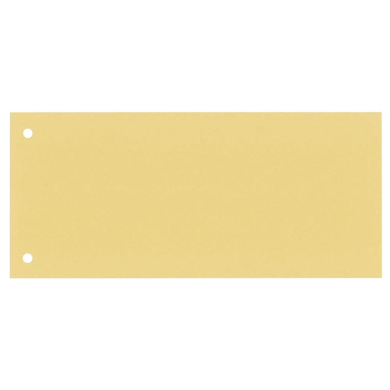 DONAU Trennstreifen DONAU gelb, 190 g/qm Karton 23,5 x 10,5 cm, 100 St.