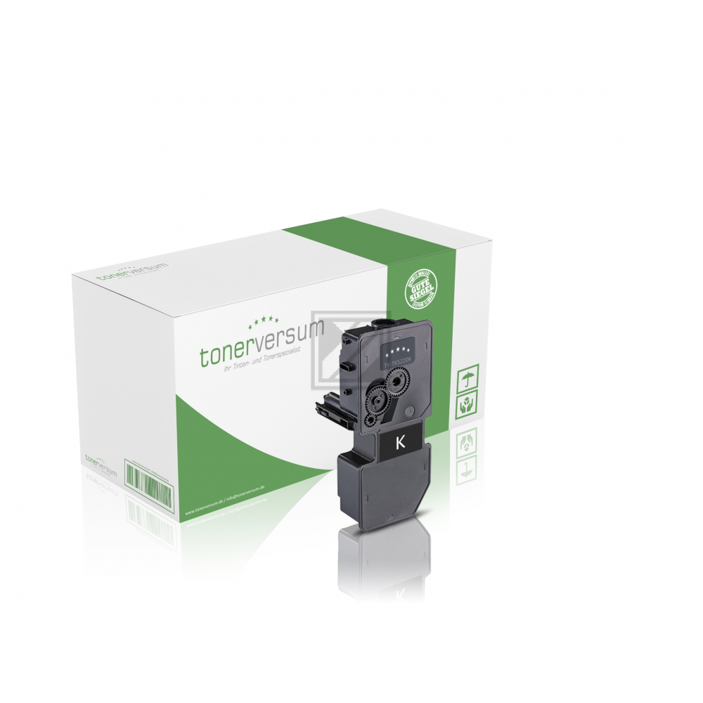 Tonerversum Toner-Kartusche schwarz SC (104073) ersetzt TK-5220K