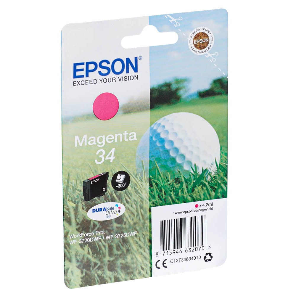 Epson 34  / C13T34634010 Tinte Magenta