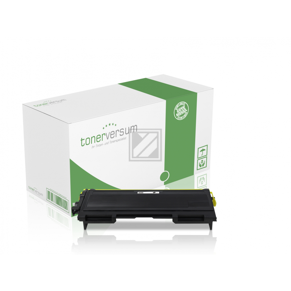 Tonerversum Toner-Kit schwarz (101013) ersetzt TN-2000