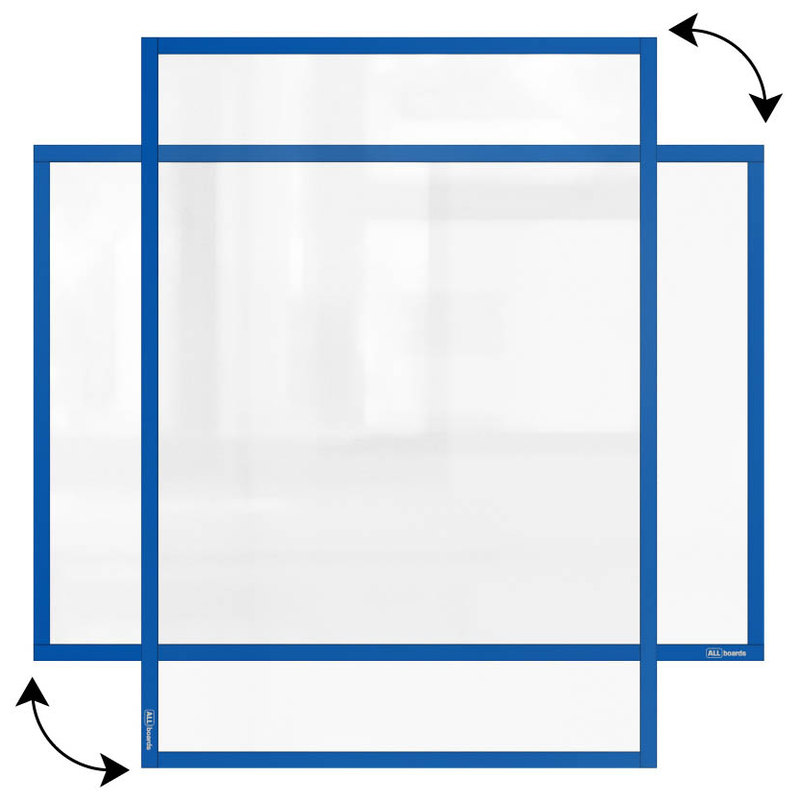 ALLboards Magnetrahmen selbstklebend blau A3, 1 St.