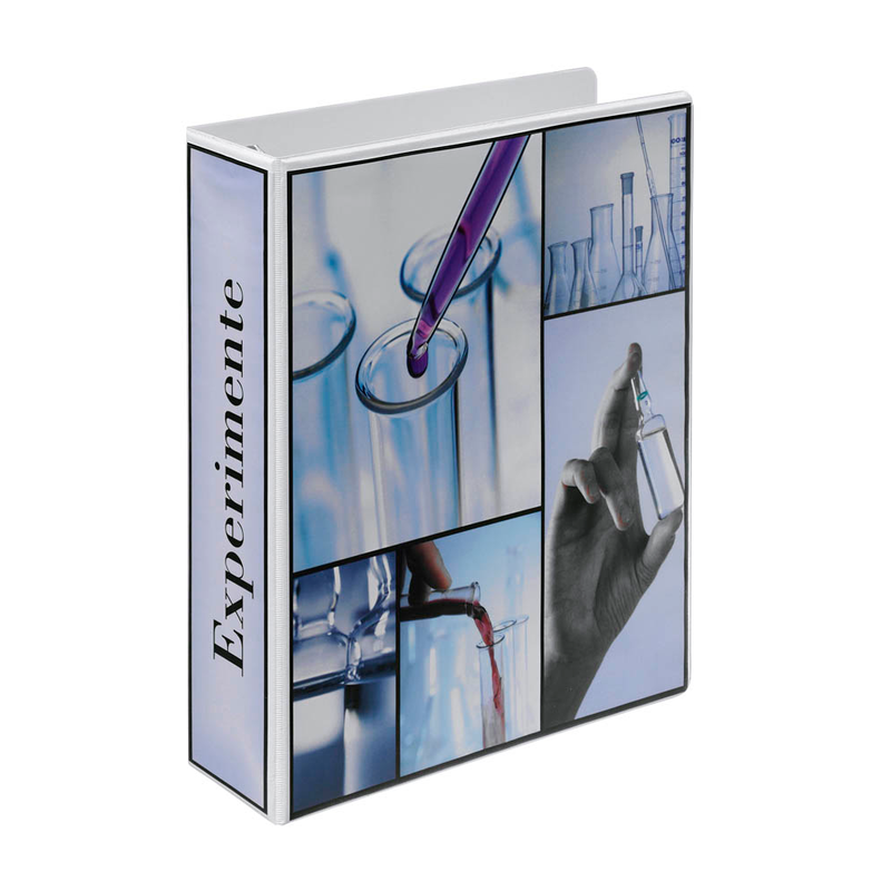 Esselte Präsentationsringbücher 4-Ringe weiß 7,7 cm DIN A4, 10 St.