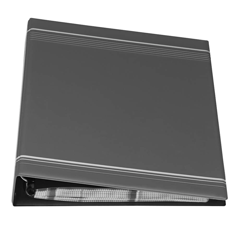 DURABLE Visitenkarten-Ringbuch VISIFIX A4 anthrazit, 1 St.
