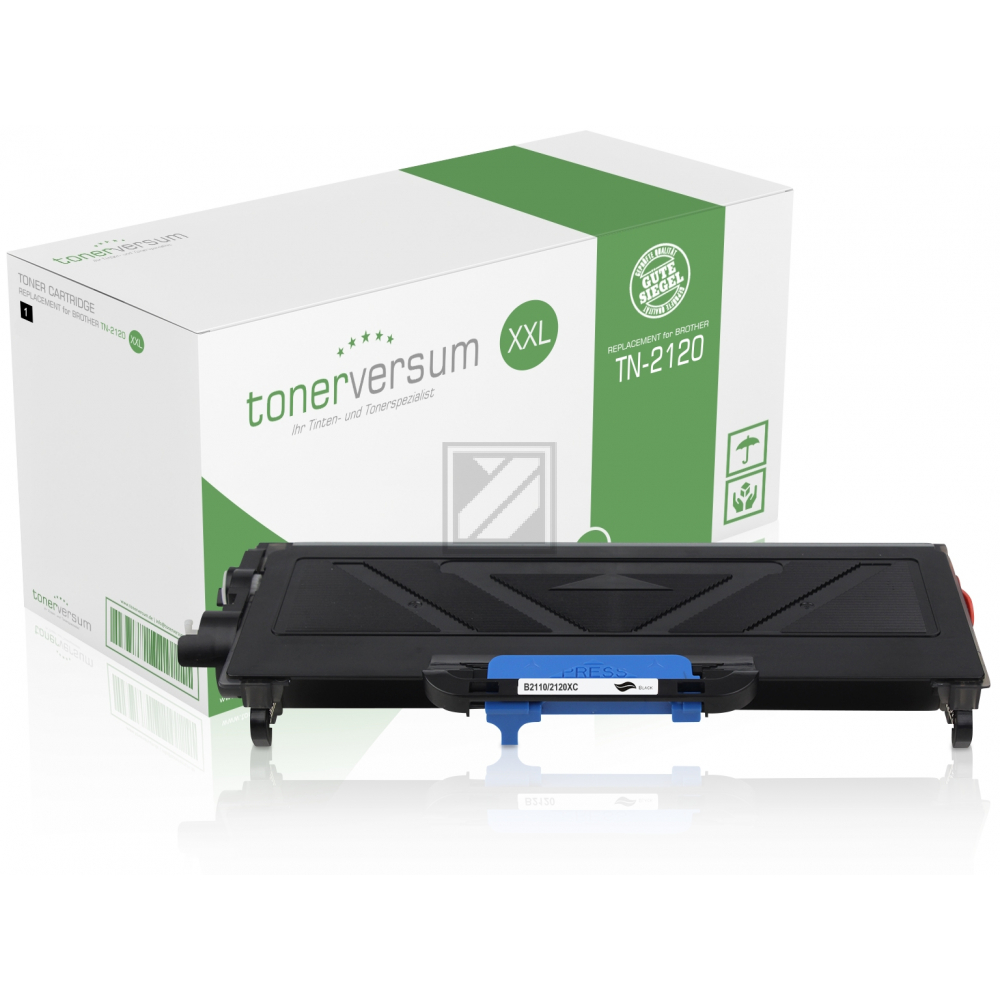 Tonerversum Toner-Kit schwarz HC plus (101023) ersetzt TN-2120