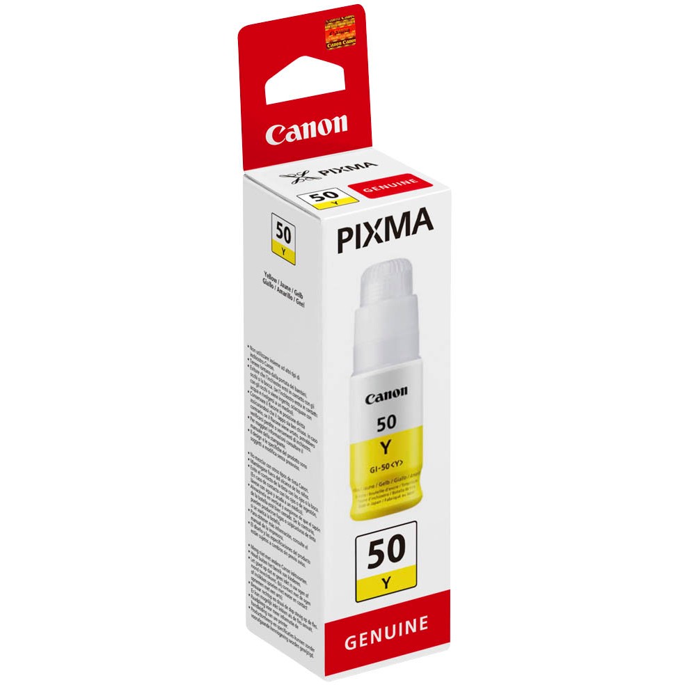 Canon Tintennachfüllfläschchen gelb (3405C001, GI-50Y)