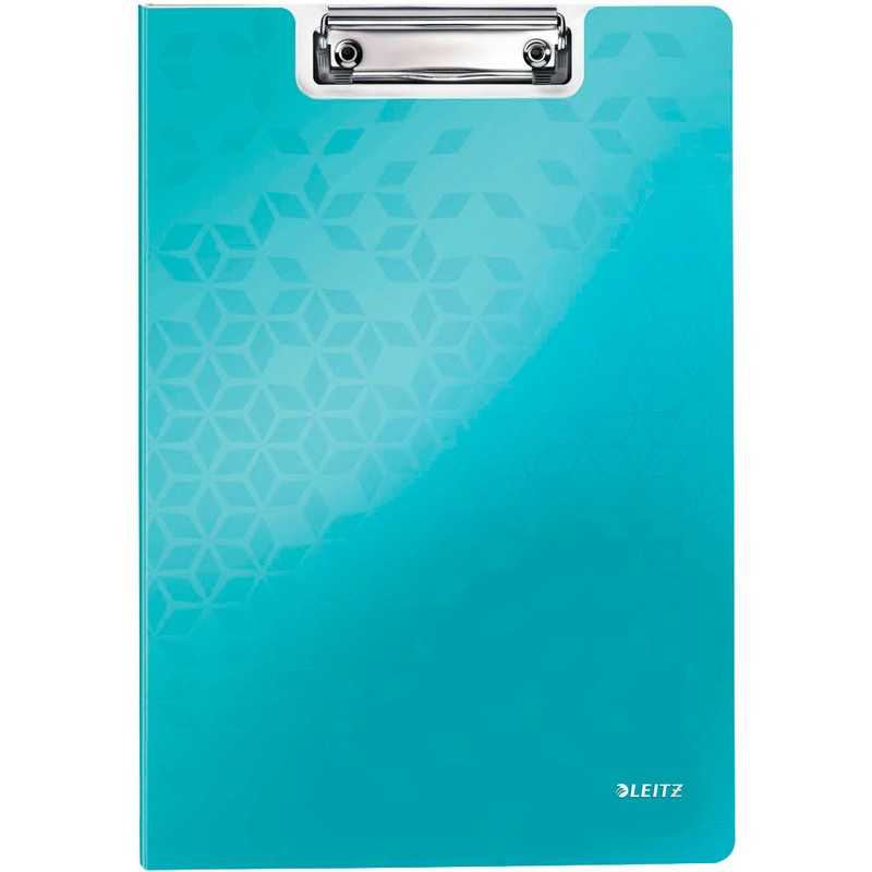 LEITZ Klemmbrettmappe WOW 4199 DIN A4 eisblau Kunststoff, 1 St.