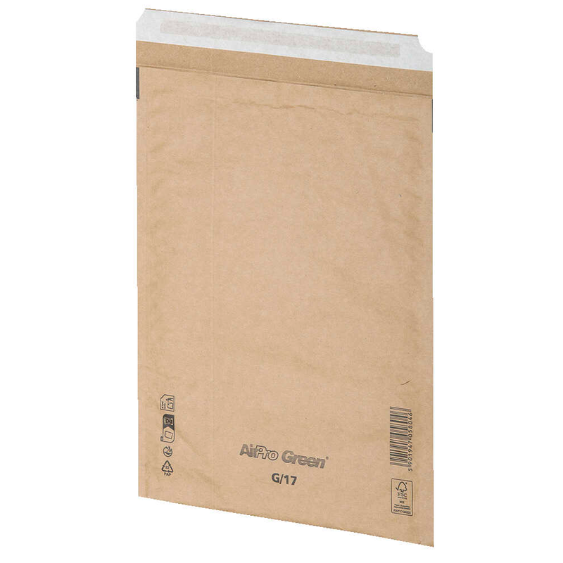BONG Versandtaschen AirPro Green G17 ohne Fenster braun 100 St.