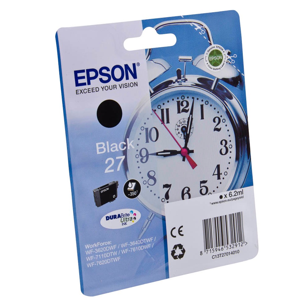 Epson 27 / C13T27014012 Tinte Black